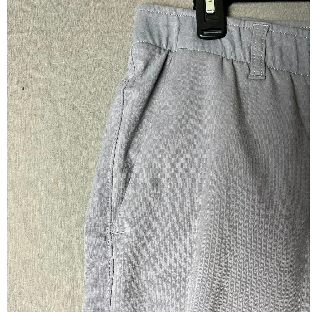 Under Armour Pants Mens 36x32 Golf Trousers Gray Herringbone EUC